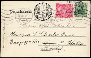 GERMANIA/AUSTRIA/ITALIA 1913 - Redirected ... 