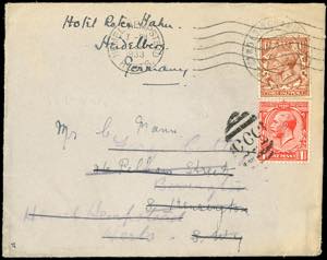 GRAN BRETAGNA/GERMANIA 1933 - Redirected ... 