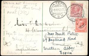 GRAN BRETAGNA/ITALIA 1912 - Redirected with ... 