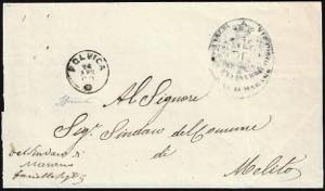 POLVICA, punti R2 - Sovracoperta di lettera ... 