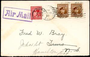 CANADA 1943 - Redirected with additional ... 