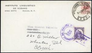 MESSICO/GUATEMALA 1957 - Redirected with ... 