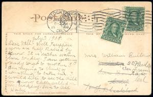 STATI UNITI DAMERICA 1908 - Redirected, ... 