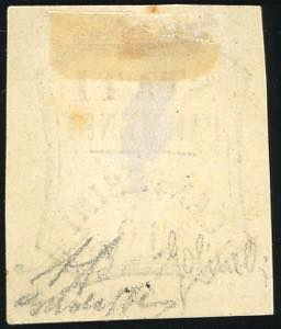 1859 - 10 cent. bruno, cifra 1 ... 