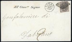 1867 - 1/2 baj violetto grigiastro (1A), ... 
