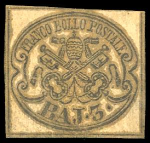 1854 - 3 baj bistro arancio, inchiostro ... 