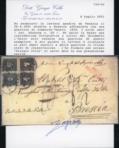 1861 - 3 soldi nero, II tipo (29), ... 