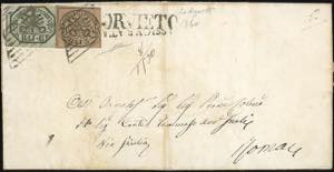 1860 - 6 baj grigio verdastro, 3 baj bruno ... 