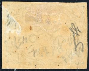 1852 - 50 baj azzurro (10), gomma ... 