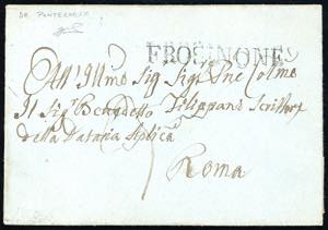 1833 - Lettera prefilatelica da Pontecorvo ... 