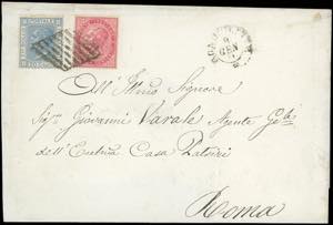 1871 - 40 cent. De la Rue, 20 cent. celeste ... 