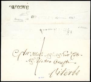 BOMARZO, lineare inedito - Fresca lettera in ... 