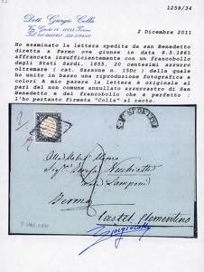 SAN BENEDETTO, cartella curvilenea ... 