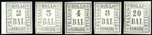 PROVE 1859 - 2,3,4,8 e 20 baj grigio chiaro, ... 