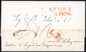 1846 - Lettera prefilatelica da Genova ... 