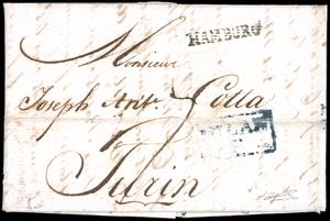 INCOMING MAIL ANTICHI STATI TEDESCHI AMBURGO ... 