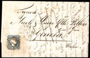 INCOMING MAIL PORTOGALLO 1855 - 25 r. ... 