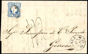 INCOMING MAIL PORTOGALLO 1856 - 25 r. Pietro ... 