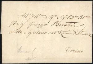 1820 ca - 15 cent. Cavallino, impressione a ... 