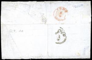 1863 - 5 soldi rosa, ritaglio di ... 