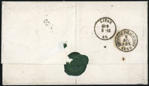 1860 - 80 cent, giallo ocra ... 