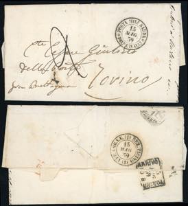 POSTA MILITARE 1848/59 - Cinque ... 