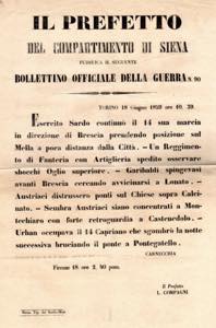 1859 - Manifesto a stampa del Prefetto del ... 
