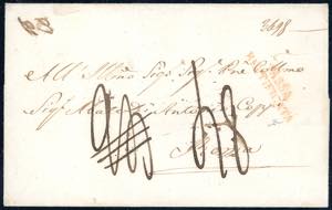 1847 - Lettera prefilaterica da Palermo ... 