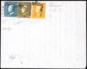 1859 - 1/2 grano arancio, I tavola, 1 grano ... 