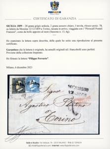 1859 - 20 grana grigio ardesia, 2 ... 
