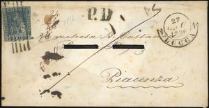 1856 - 6 crazie ardesia su grigio (7), ... 