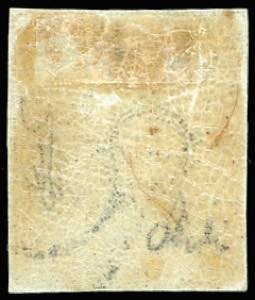 1851 - 6 crazie grigio scuro su ... 