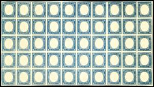 1861 - 20 cent. azzurro, non emesso (3), ... 