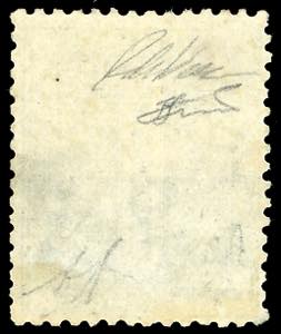 1874 - 1 cent. verde oliva De La ... 