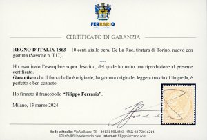 1866 - 10 cent. De La Rue, ... 