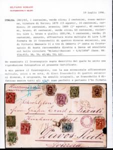 1894 - Affrancatura multipla di ... 