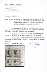 1918 - 40 + 2 f. Beneficenza, ... 