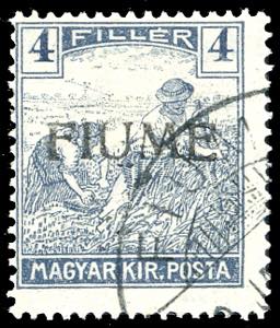 1918 - 4 f. azzurro ardesia Mietitori, ... 