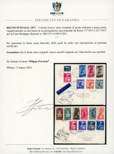 1937 - Colonie Estive, serie ... 