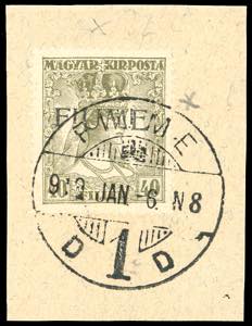 1918 - 40 f. Zita, soprastampa a mano del ... 