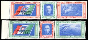 1933 - Trittici I-PELL (51N/52N), gomma ... 