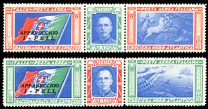 1933 - Trittici I-PELL (51N/52N), gomma ... 