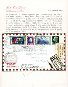 1933 - 5,25 + 44,75 lire Trittico ... 