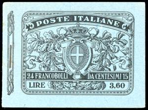 1911 - 15 cent. Michetti, libretto completo ... 