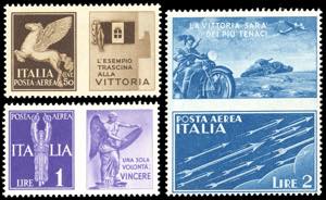 1942 - Non emessi, serie completa (12A/12C), ... 