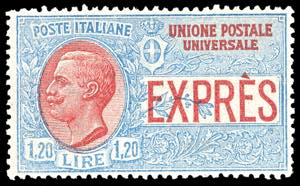 1922 - 1,20 lire, non emesso (8), ottima ... 