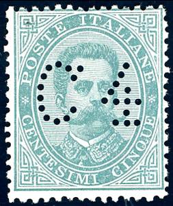 1867 - 4 cent. su 5 cent. Umberto I ... 