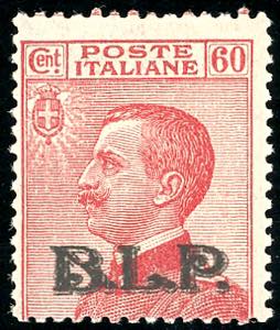 1923 - 60 cent. soprastampa BLP del II tipo ... 