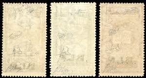 1922 - Dante, soprastampati BLP, ... 