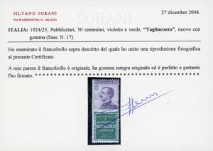 1924/25 - Pubblicitari, serie ... 